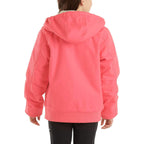 Carhartt Kids Child Canvas Active Jacket — Med Pink-P391, back