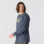 Carhartt Loose Fit Heavyweight Long-Sleeve Script Graphic T-Shirt — BLS-Bluestone, additional manufacturer view