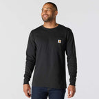 Carhartt Relaxed Fit Heavyweight Long-Sleeve Pocket C Graphic T-Shirt — BLK-Black, additional manufacturer view