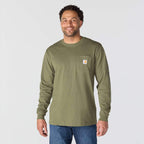 Carhartt Irvine Relaxed Pointer Long-Sleeve T-Shirt — DOV-Dusty Olive, additional manufacturer view