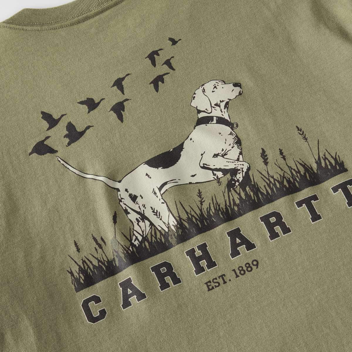 Carhartt Irvine Relaxed Pointer Long-Sleeve T-Shirt — DOV-Dusty Olive, additional manufacturer view