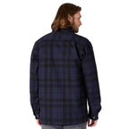 Carhartt Relaxed Fit Flannel Sherpa-Lined Shirt Jac — I26-Navy, additional manufacturer view