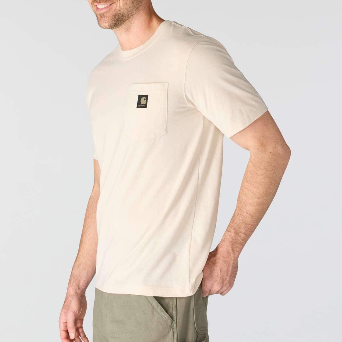 Carhartt Irvine Relaxed Camo Rivet T-Shirt — A16-Oat Milk, additional manufacturer view
