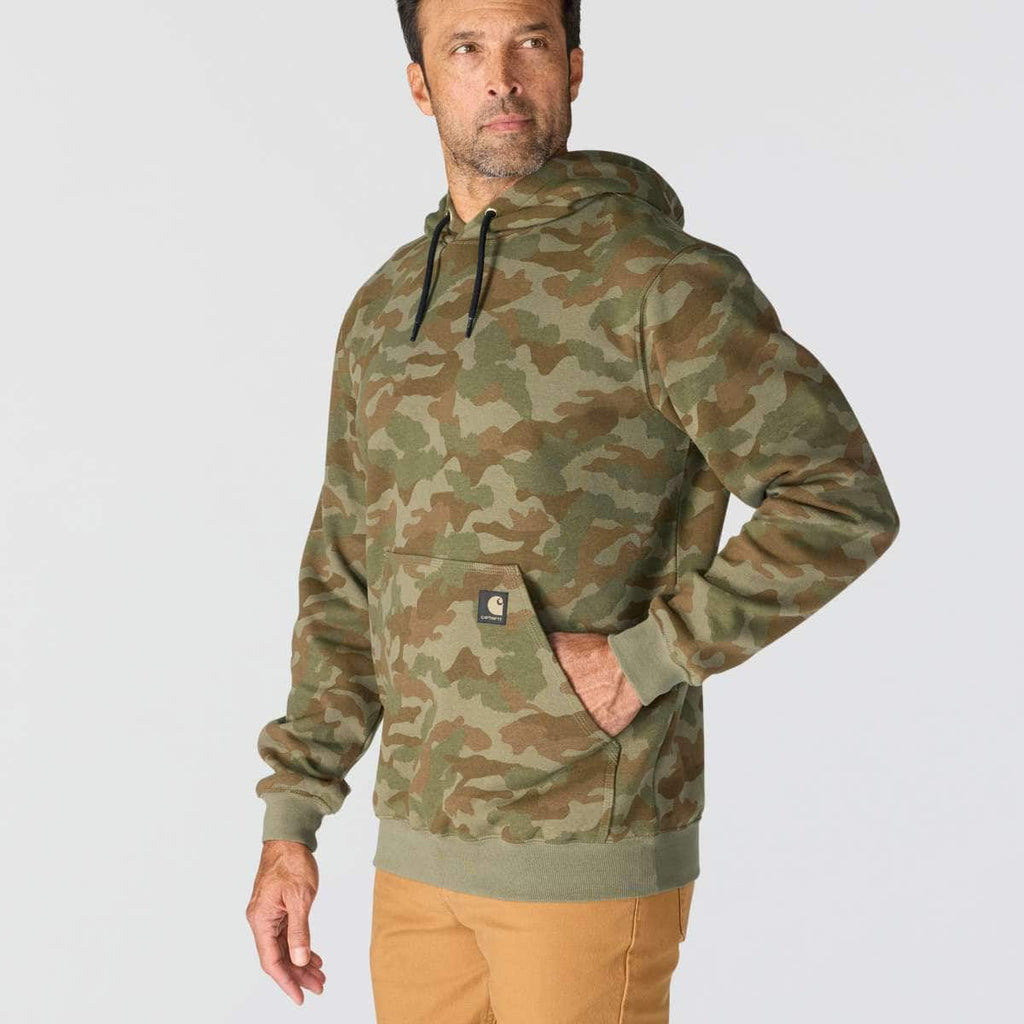 Carhartt Marquette Camo Sweatshirt — Army Green Camo, additional manufacturer view