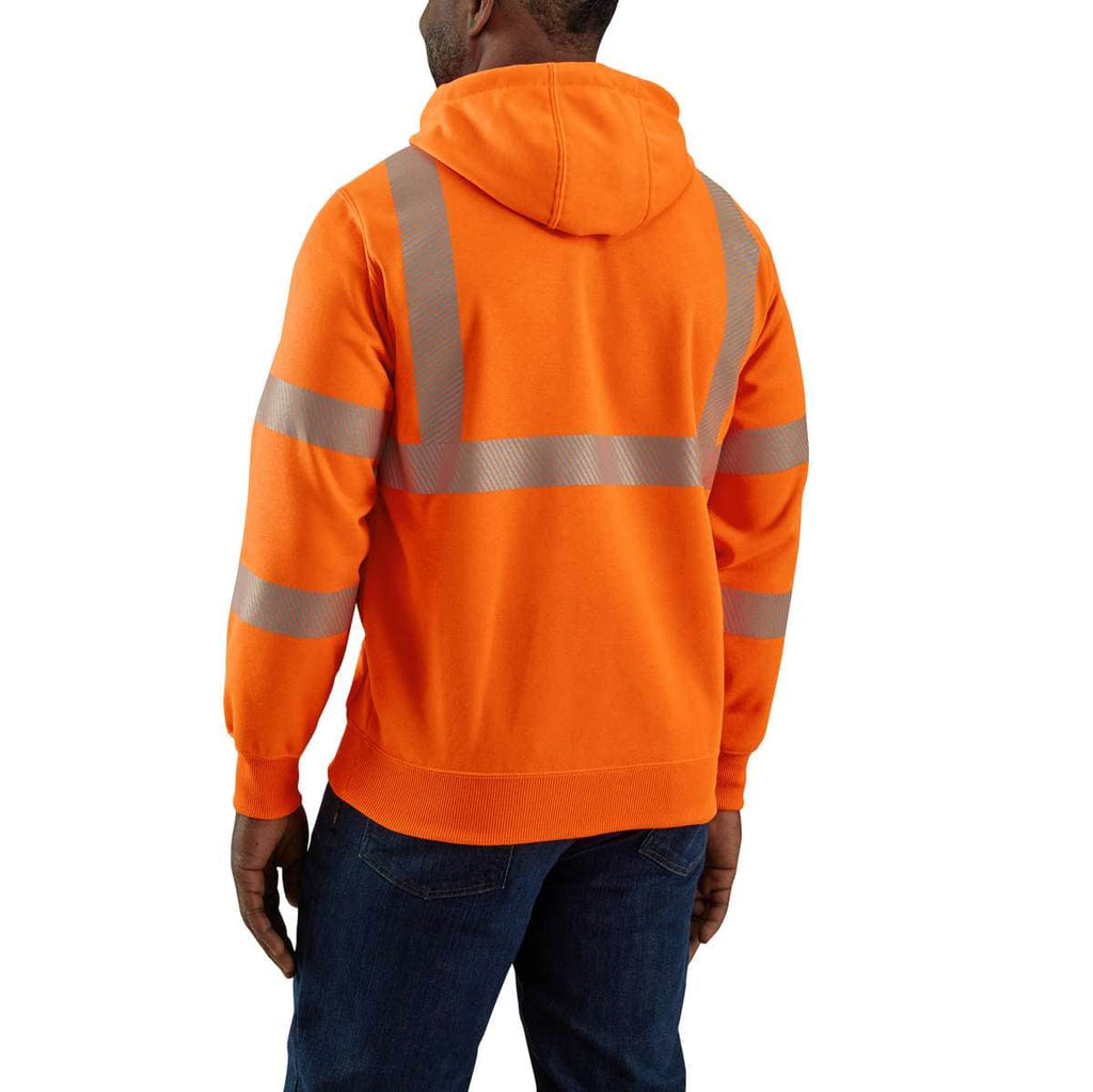 Carhartt High-Visibility Rain Defender Class 3 Sweatshirt — Bright Orange, additional manufacturer view