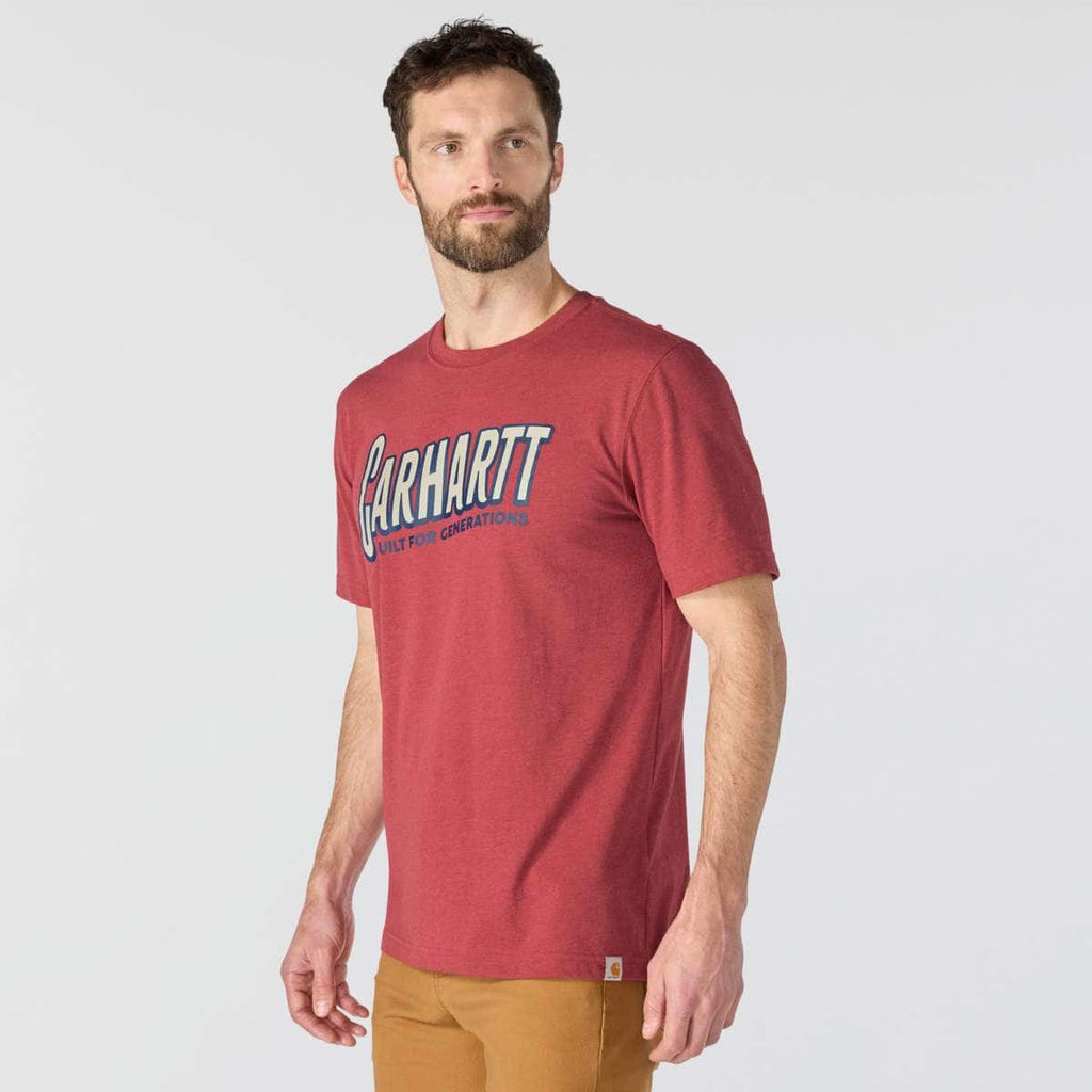 Carhartt Irvine Relaxed Generations T-Shirt — RE4-Amber Terrain Heather, additional manufacturer view