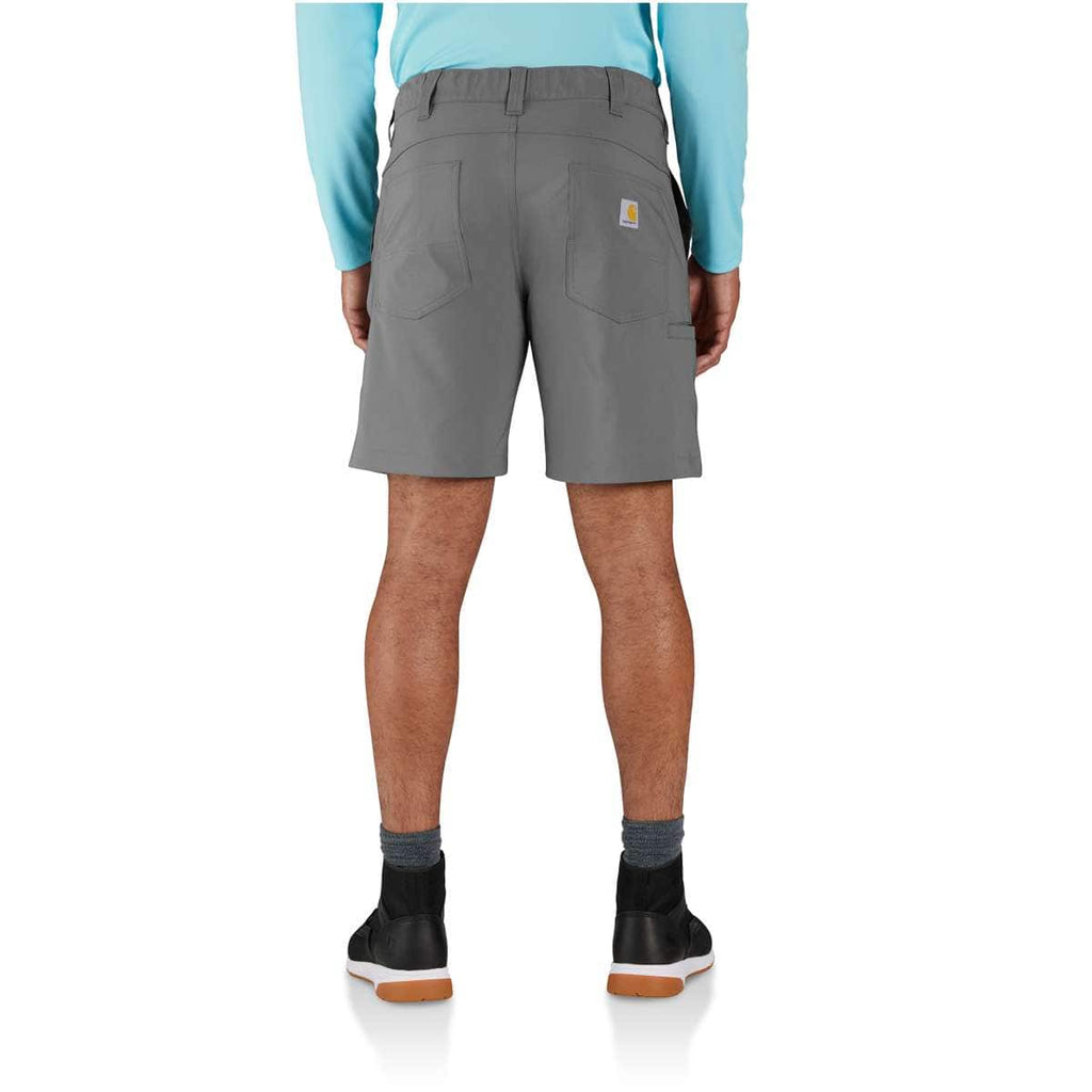 Carhartt Force Sun Defender™ Relaxed Fit Short - 8 Inch — Steel-E95, additional manufacturer view