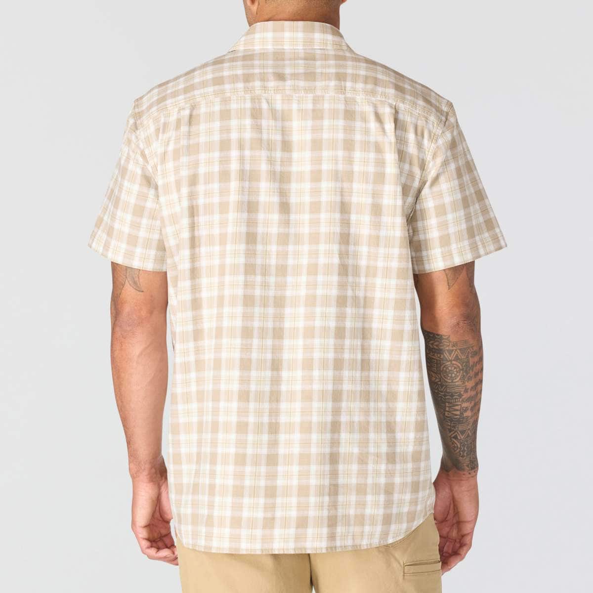 Carhartt Bozeman Relaxed Short Sleeve Plaid Shirt — EC0-Cobblestone, additional manufacturer view