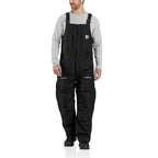Carhartt Yukon Extremes Loose Fit Insulated Bib Overalls — Black, manufacturer product photo