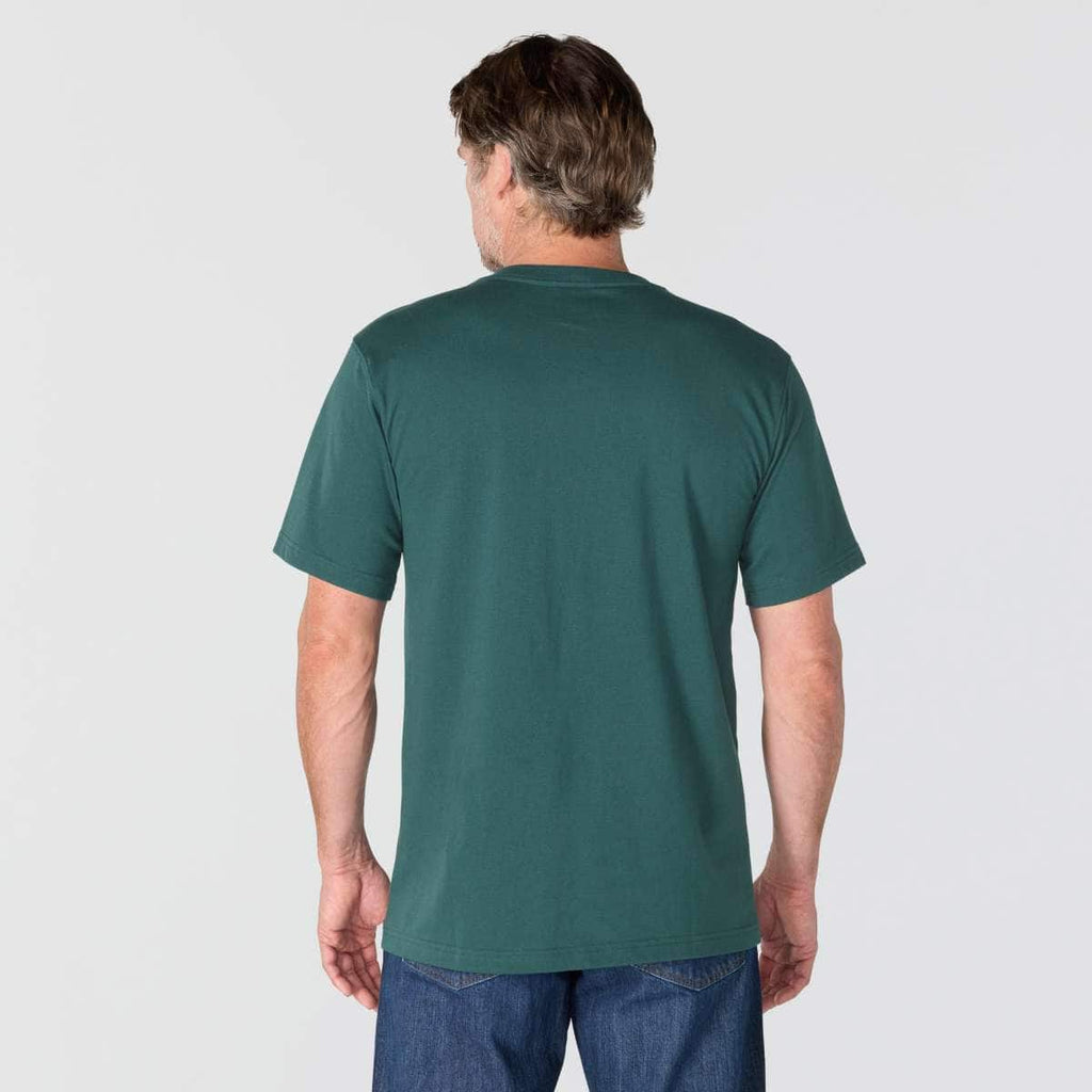 Carhartt Irvine Relaxed Script 1889 T-Shirt — HV0-Dark Harbor Teal, additional manufacturer view