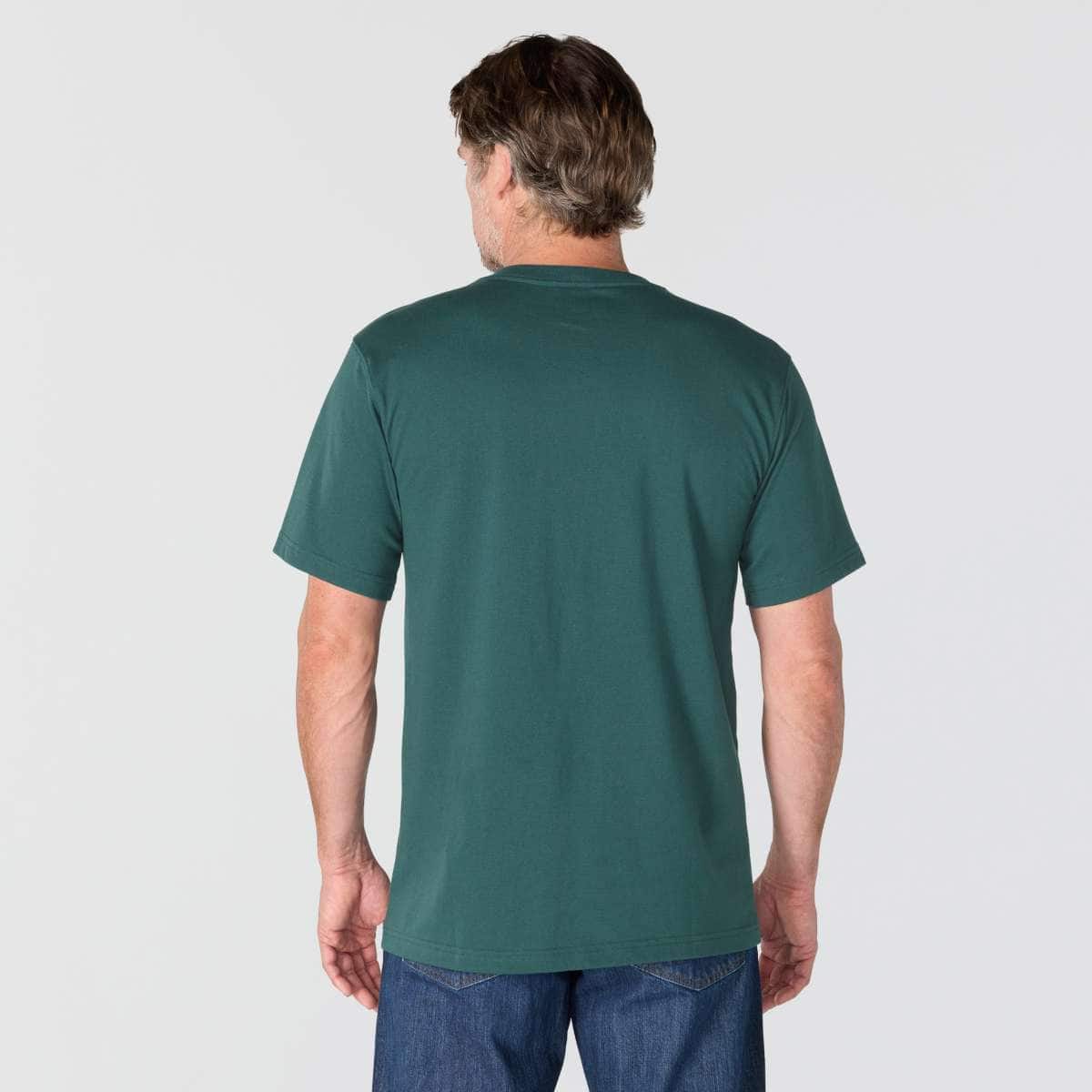 Carhartt Irvine Relaxed Script 1889 T-Shirt — HV0-Dark Harbor Teal, additional manufacturer view