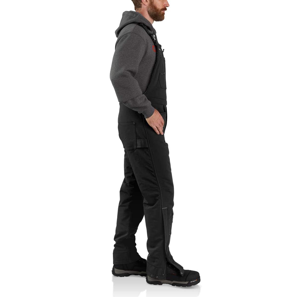 Carhartt Super Dux™ Relaxed Fit Insulated Bib Overall — Black, additional manufacturer view