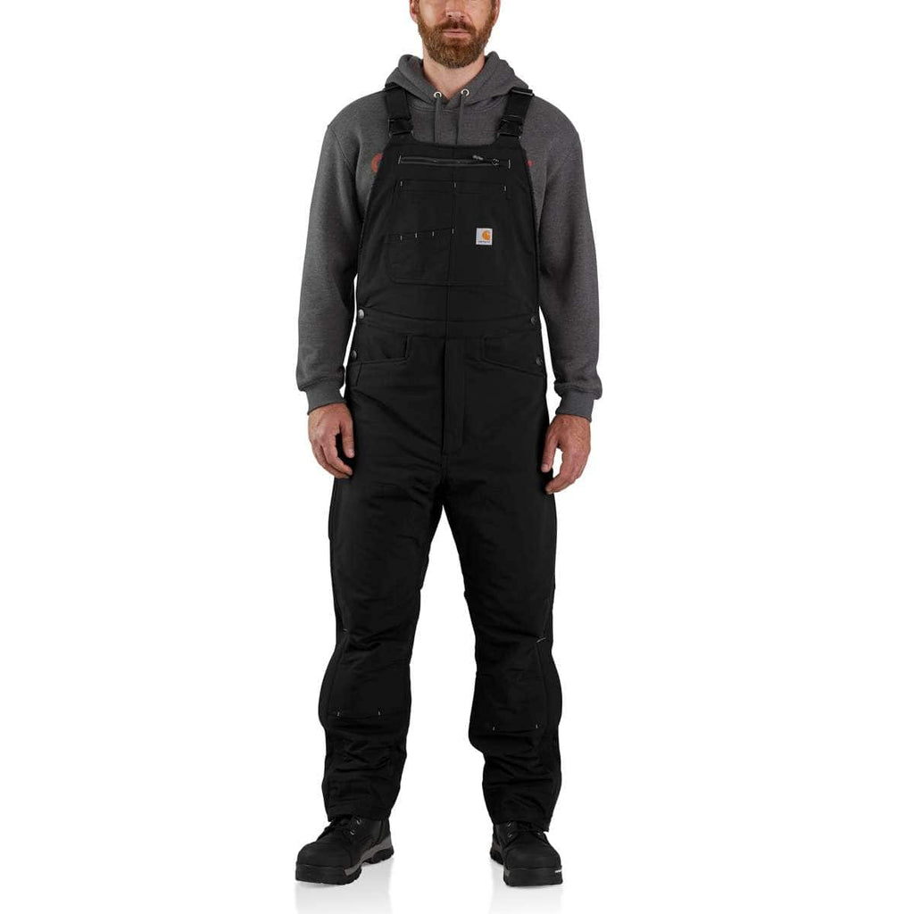 Carhartt Super Dux™ Relaxed Fit Insulated Bib Overall — Black, manufacturer product photo