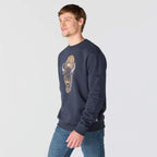 Carhartt Sawyer Bison Crewneck Sweatshirt — I26-Navy, additional manufacturer view