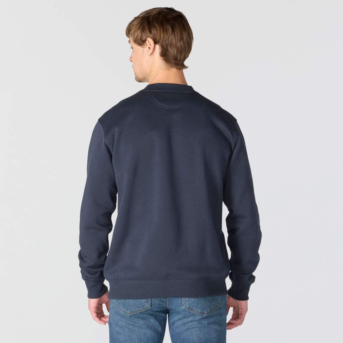 Carhartt Sawyer Bison Crewneck Sweatshirt — I26-Navy, additional manufacturer view