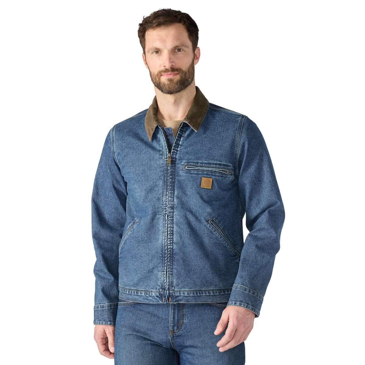 Carhartt Denim Detroit Jacket — Muskegon, manufacturer product photo