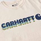 Carhartt Irvine Relaxed Layered Logo T-Shirt — A16-Oat Milk, additional manufacturer view