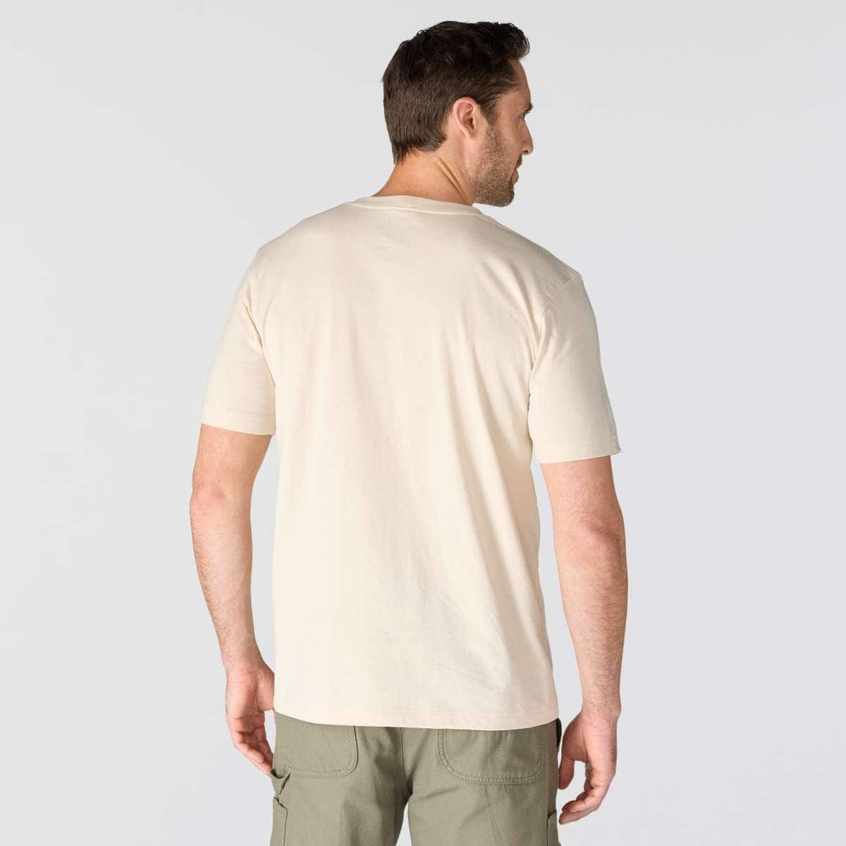 Carhartt Irvine Relaxed Layered Logo T-Shirt — A16-Oat Milk, additional manufacturer view