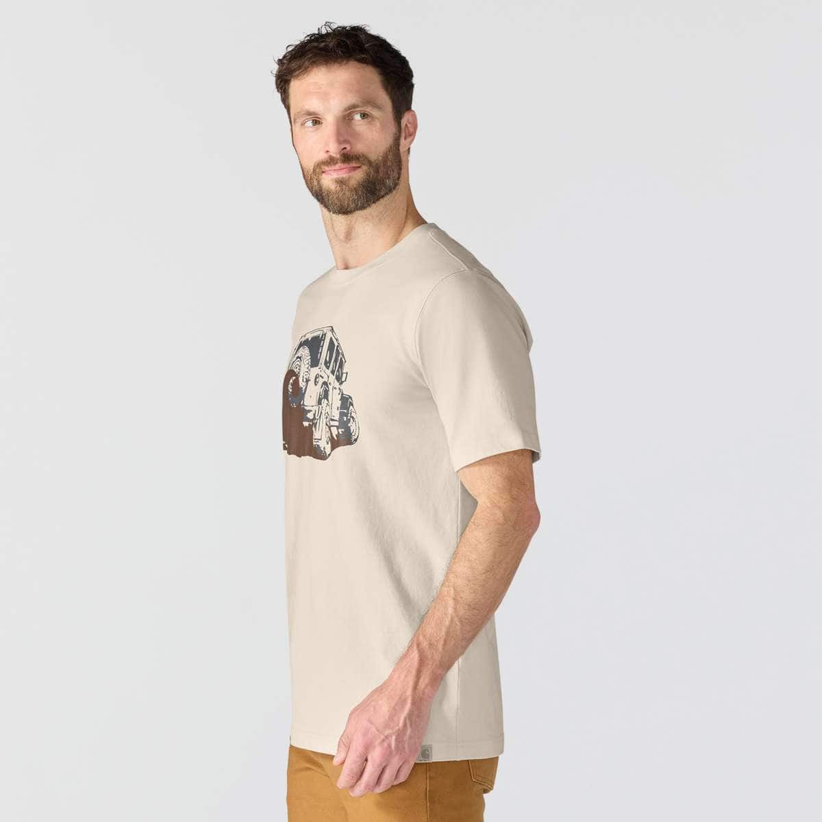 Carhartt Irvine Relaxed Mud T-Shirt — Oat Milk, additional manufacturer view