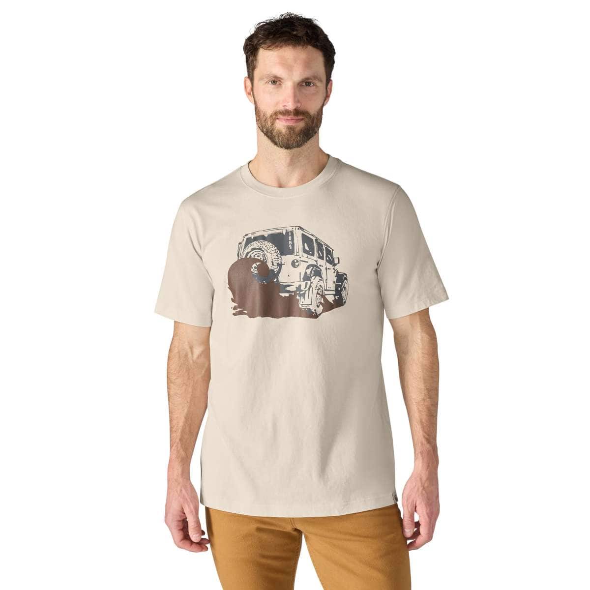 Carhartt Irvine Relaxed Mud T-Shirt — Oat Milk, manufacturer product photo