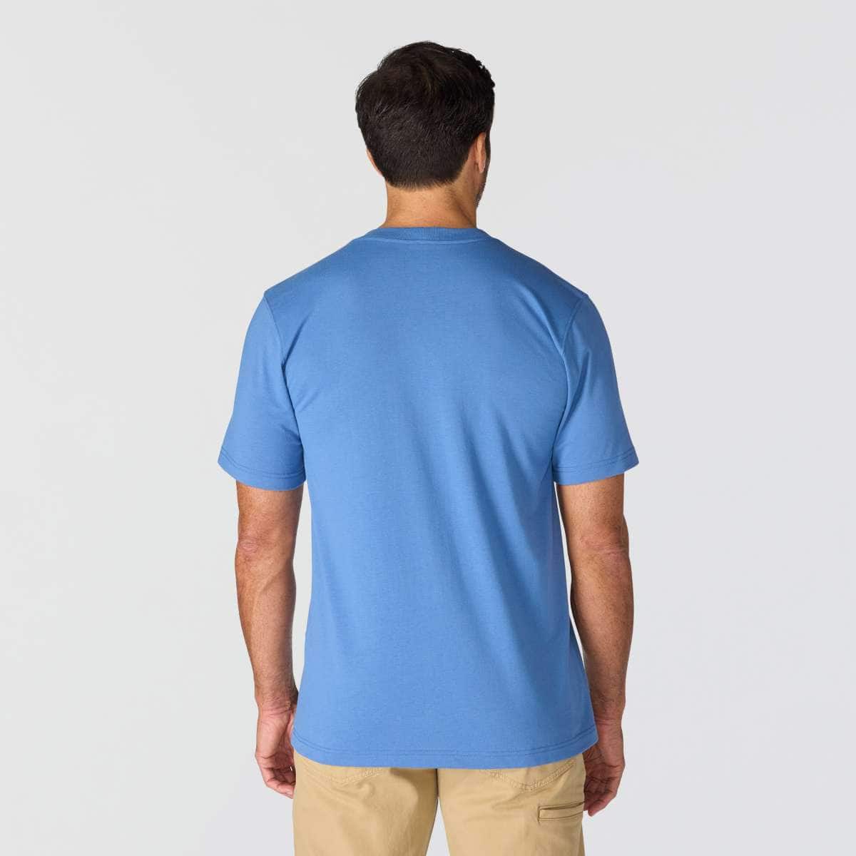 Carhartt Irvine Relaxed Fishing T-Shirt — Dark Tranquil Blue, additional manufacturer view