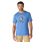 Carhartt Irvine Relaxed Fishing T-Shirt — Dark Tranquil Blue, manufacturer product photo