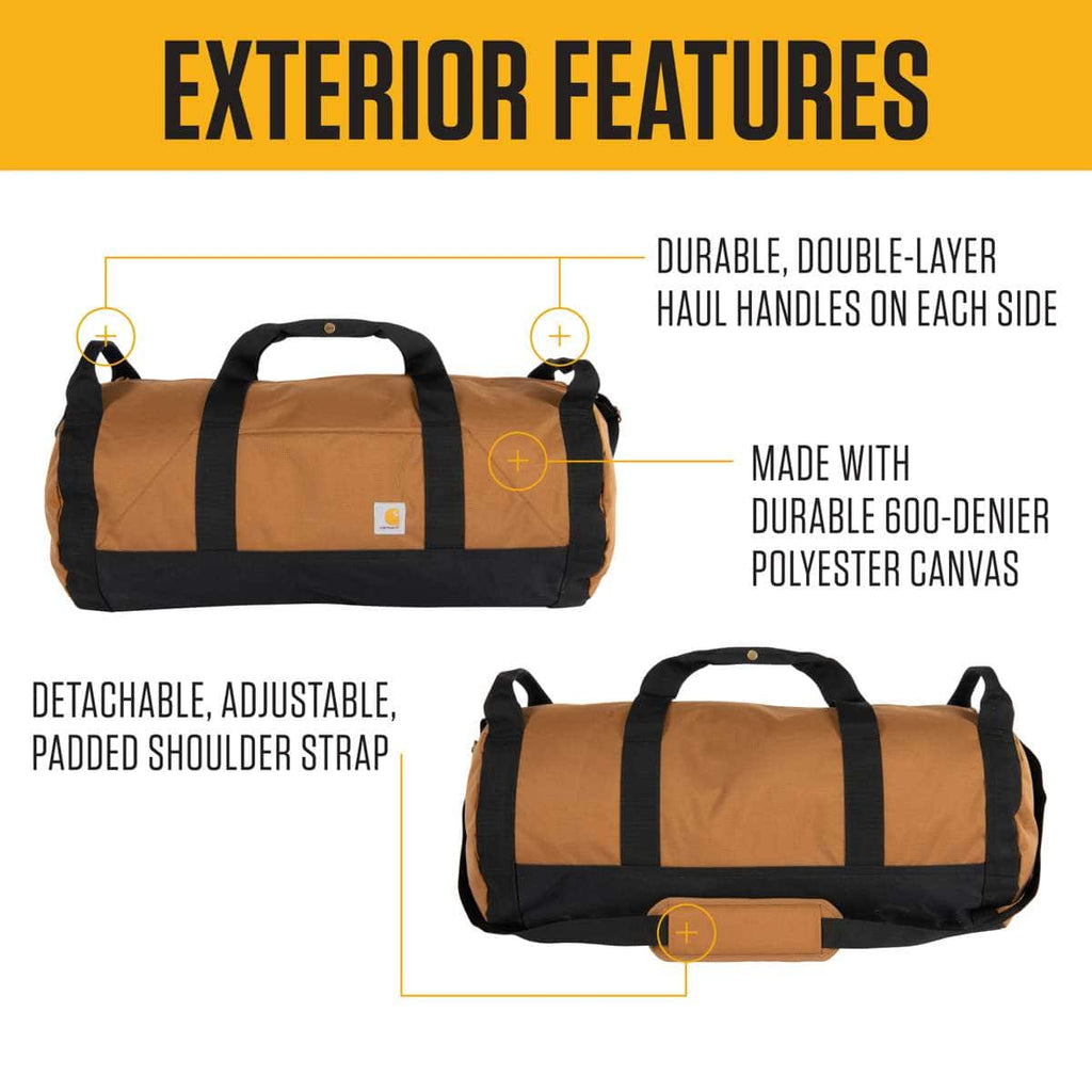 Carhartt 60L Classic Round Duffel — Carhartt Brown, additional manufacturer view