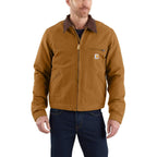 Carhartt Relaxed Fit Duck Blanket-Lined Detroit Jacket — Carhartt Brown, manufacturer product photo