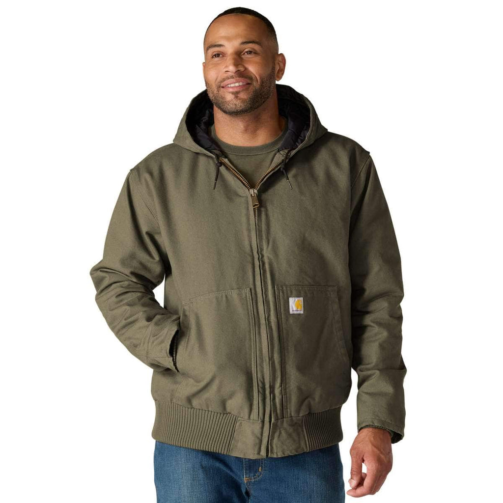 Carhartt Washed Duck Insulated Active Jac — MOS-Moss, manufacturer product photo