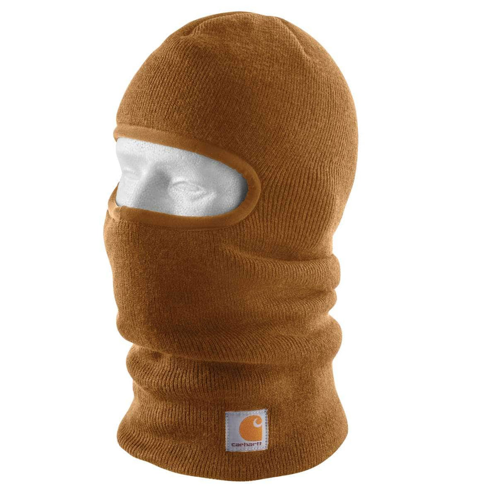 Carhartt® Knit Insulated Face Mask — Carhartt Brown, manufacturer product photo