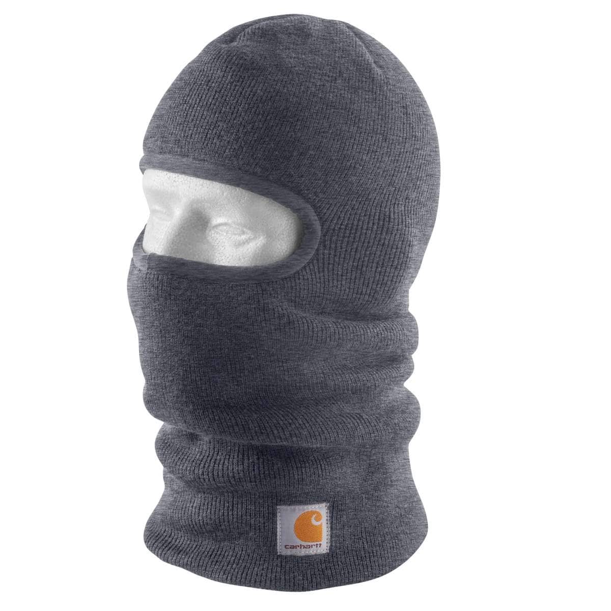 Carhartt® Knit Insulated Face Mask — Coal Heather, manufacturer product image
