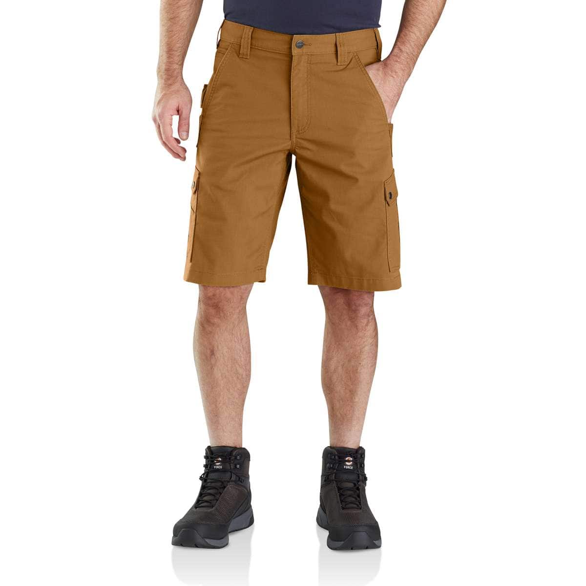Carhartt Relaxed 11" Ripstop Cargo Short — Carhartt Brown-BRN, manufacturer product photo