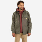 Carhartt Rain Defender Heavyweight Shirt Jac — Moss, manufacturer product photo