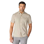 Carhartt Force Sun Defender™ Relaxed Fit Lightweight Short-Sleeve Shirt — EC0-Cobblestone, manufacturer product photo