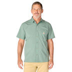 Carhartt Force Sun Defender™ Relaxed Fit Lightweight Short-Sleeve Shirt — GN7-Green Slate, manufacturer product photo
