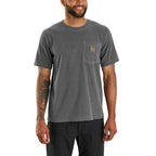 Carhartt Relaxed Fit Midweight Short-Sleeve Garment Dyed Pocket T-Shirt — Shadow-029, manufacturer product photo