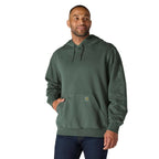 Carhartt Re-Engineered Relaxed Fit Midweight Garment Dyed French Terry Graphic Sweatshirt — G15-Forestry Green, manufacturer product photo