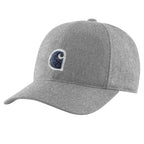 Carhartt Wool Blend C Patch Cap — Heather Grey, manufacturer product photo