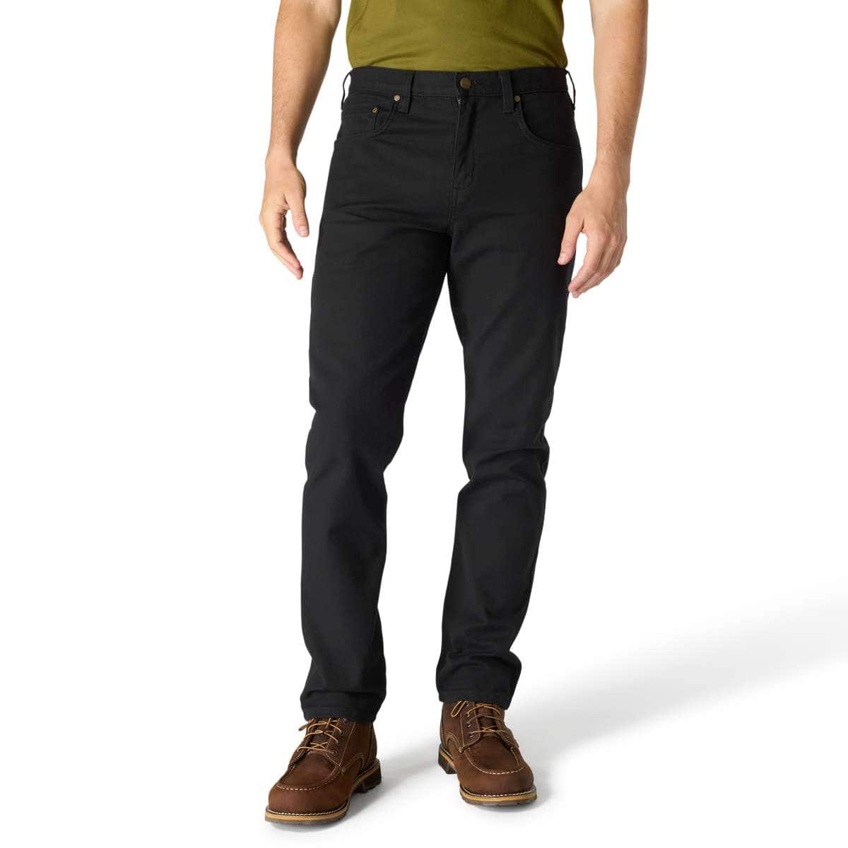 Carhartt Rugged Flex® Slim Fit Duck 5-Pocket Tapered Work Pant — Black, manufacturer product photo