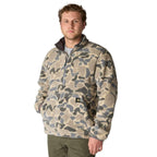Carhartt Loose Fit Fleece Pullover — GM5-Khaki Vintage Camo, manufacturer product photo