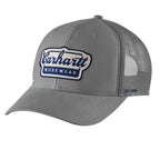 Carhartt Rugged Flex® Twill Mesh-Back Script Patch Cap — STL-Steel, manufacturer product image