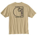 Carhartt Relaxed Fit Lightweight Short-Sleeve Pocket C Graphic T-Shirt — A33-Beach, manufacturer product image
