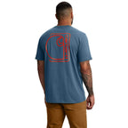 Carhartt Relaxed Fit Lightweight Short-Sleeve Pocket C Graphic T-Shirt — HK8-Storm Blue, manufacturer product image