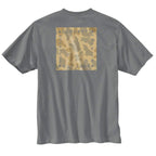 Carhartt Relaxed Fit Lightweight Short-Sleeve Camo Graphic T-Shirt — E87-Weathered Ash Heather, manufacturer product image