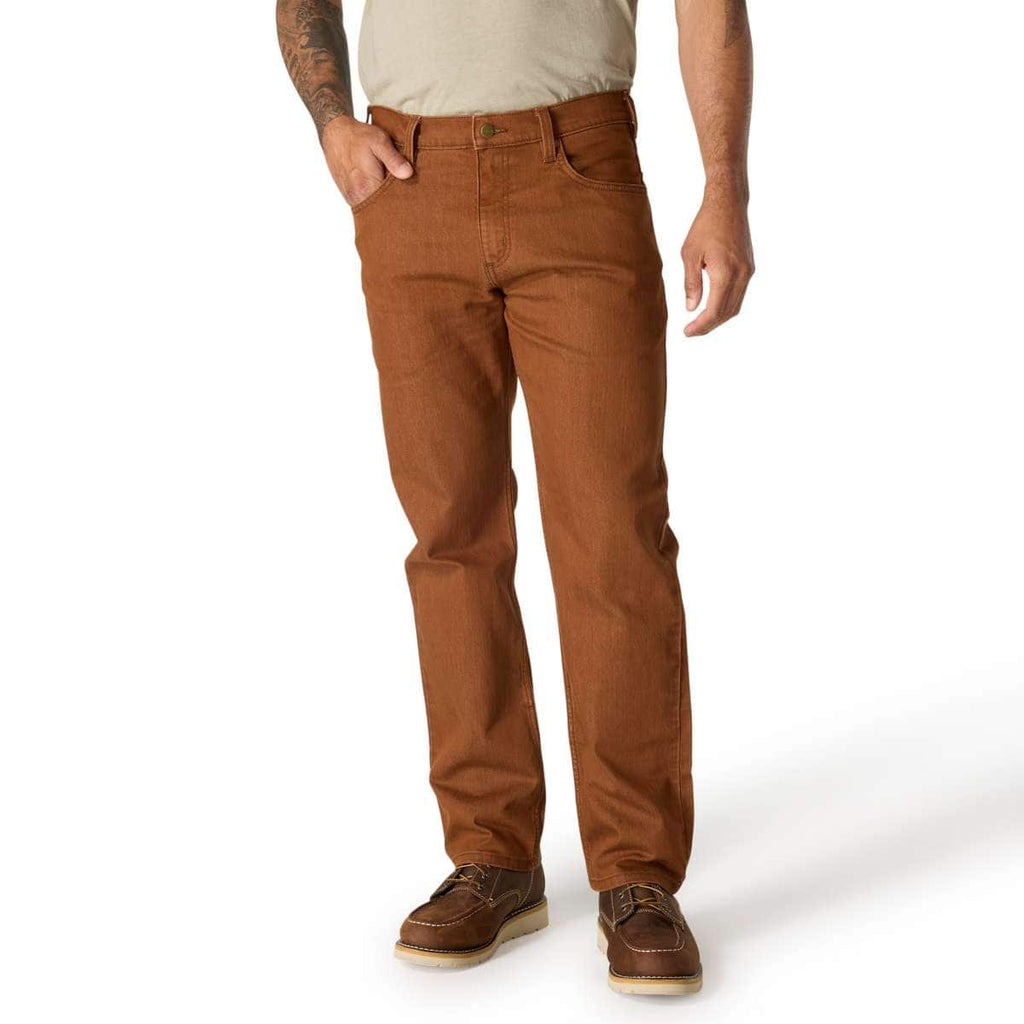 Carhartt Relaxed Straight Rugged Flex® Dyed Jean — Red Duck-RDK, manufacturer product photo