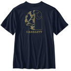 Carhartt Relaxed Fit Lightweight Short-Sleeve Pocket Camo Graphic T-Shirt — I26-Navy, manufacturer product image