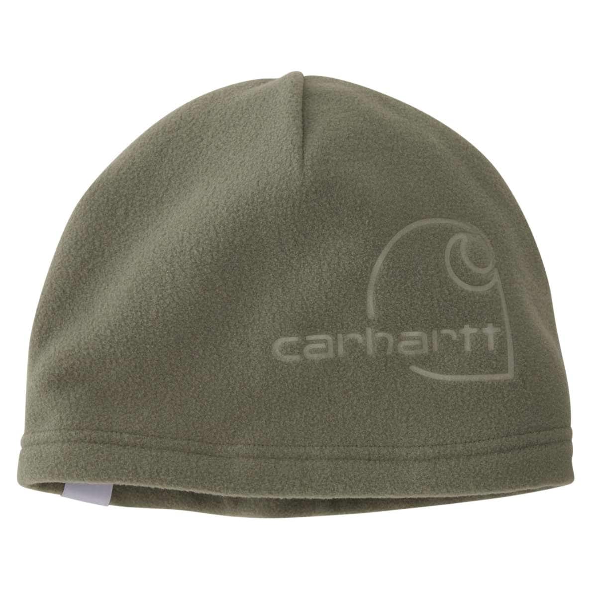 Carhartt Fleece Debossed Hat — DOV-Dusty Olive, manufacturer product photo