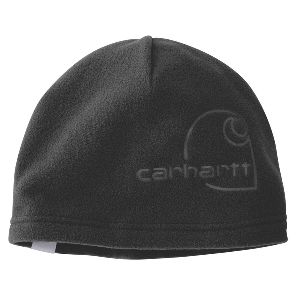 Carhartt Fleece Debossed Hat — N04-Black, manufacturer product photo
