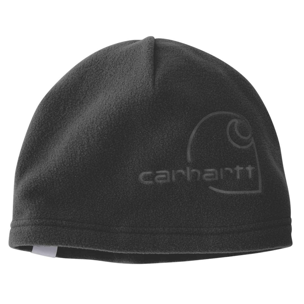 Carhartt Fleece Debossed Hat — N04-Black, manufacturer product photo