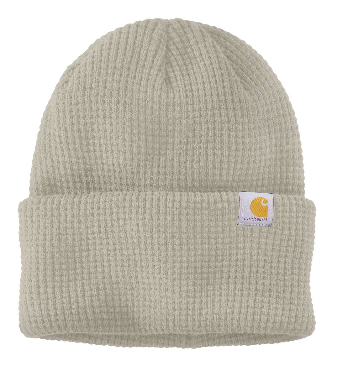Carhartt Knit Waffle Beanie — EC0-Cobblestone, manufacturer product photo